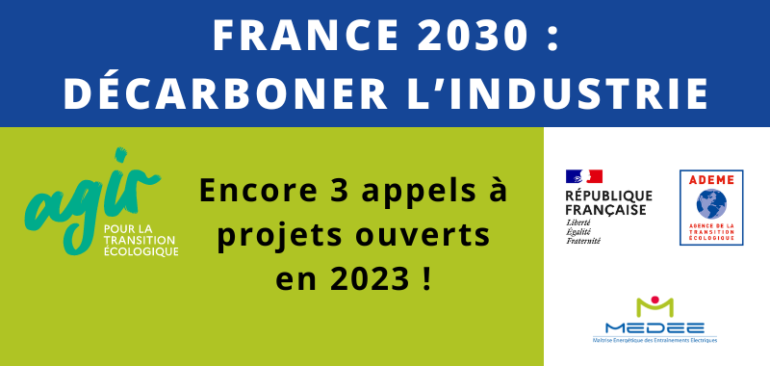 Appels à projet de l ADEME pour décarboner l industrie