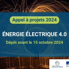 Appel à projets Énergie Électrique 4.0 pour la R&D collaborative en Hauts-de-France !