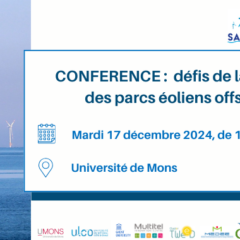 Conférence SALOME: défis de la gestion des parcs éoliens offshore